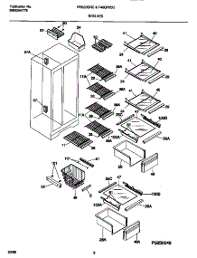 05 - Shelves parts for Frigidaire Refrigerator F45QR20CD0 from AppliancePartsPros.com