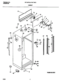 03 - Cabinet parts for Frigidaire Refrigerator F44T18CCW0 from AppliancePartsPros.com
