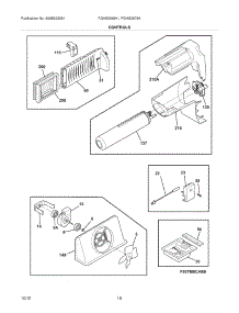 11 - Controls parts for Frigidaire Refrigerator FGHS2669KE3 from AppliancePartsPros.com
