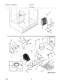 13 - System parts for Frigidaire Refrigerator FGHS2367KE1 from AppliancePartsPros.com