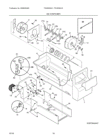 17 - Ice Container parts for Frigidaire Refrigerator FGHS2634KB2 from AppliancePartsPros.com