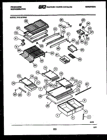 04 - Shelves And Supports parts for Frigidaire Refrigerator FPE19TPW0 from AppliancePartsPros.com
