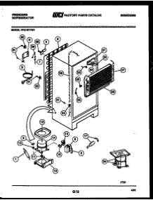 05 - System And Automatic Defrost Parts parts for Frigidaire Refrigerator FPE19TFW1 from AppliancePartsPros.com