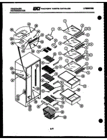 05 - Shelves And Supports parts for Frigidaire Refrigerator FPE19V3AF2 from AppliancePartsPros.com