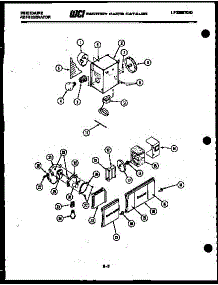 06 - Refrigerator Control Assembly, Damp parts for Frigidaire Refrigerator FPE19V3AF2 from AppliancePartsPros.com