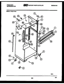 03 - Cabinet Parts parts for Frigidaire Refrigerator FPE21TFL3 from AppliancePartsPros.com