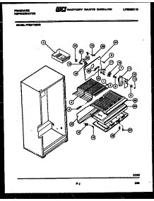 04 - Shelves And Supports parts for Frigidaire Refrigerator FPE21TIEH0 from AppliancePartsPros.com