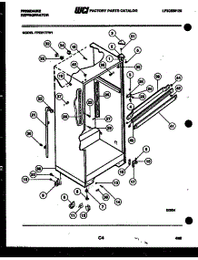 03 - Cabinet Parts parts for Frigidaire Refrigerator FPE21TFW1 from AppliancePartsPros.com