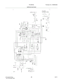 23 - Wiring Diagram parts for Frigidaire Refrigerator FGUS2635LP1 from AppliancePartsPros.com