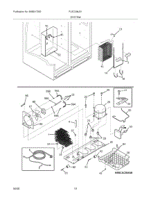 13 - System parts for Frigidaire Refrigerator FLSC238JS1 from AppliancePartsPros.com