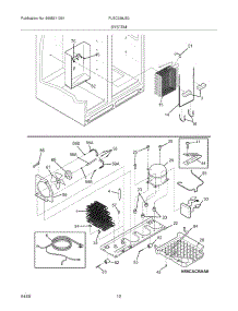 13 - System parts for Frigidaire Refrigerator FLSC238JS0 from AppliancePartsPros.com