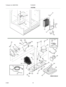 13 - System parts for Frigidaire Refrigerator FLSC238DB2 from AppliancePartsPros.com