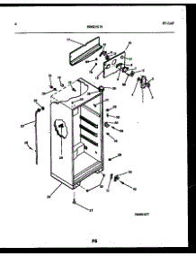 04 - Cabinet Parts parts for Frigidaire Refrigerator FP18TLL6 from AppliancePartsPros.com
