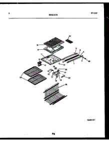 05 - Shelves And Supports parts for Frigidaire Refrigerator FP18TLL6 from AppliancePartsPros.com