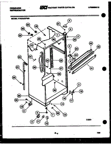 03 - Cabinet Parts parts for Frigidaire Refrigerator FPCE19TFF0 from AppliancePartsPros.com