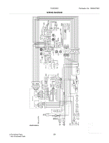 23 - Wiring Diagram parts for Frigidaire Refrigerator FLSC238DB2 from AppliancePartsPros.com
