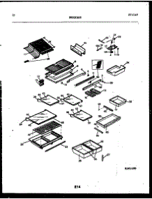06 - Shelves And Supports parts for Frigidaire Refrigerator FPCE19TPH1 from AppliancePartsPros.com