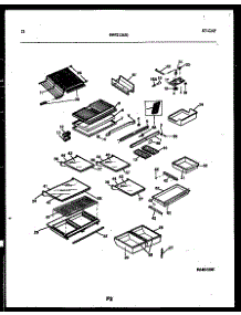 07 - Shelves And Supports parts for Frigidaire Refrigerator FPCE19TPH1 from AppliancePartsPros.com