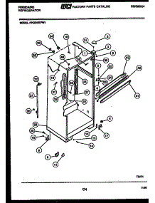 03 - Cabinet Parts parts for Frigidaire Refrigerator FPCE19TFW1 from AppliancePartsPros.com