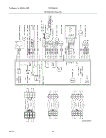 20 - Wiring Schematic parts for Frigidaire Refrigerator FLSC238JS2 from AppliancePartsPros.com