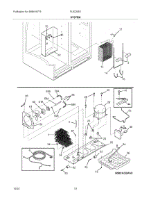 13 - System parts for Frigidaire Refrigerator FLSC238DS1 from AppliancePartsPros.com