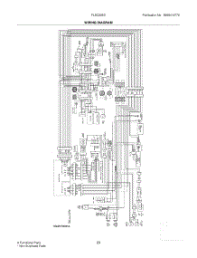 23 - Wiring Diagram parts for Frigidaire Refrigerator FLSC238DS1 from AppliancePartsPros.com