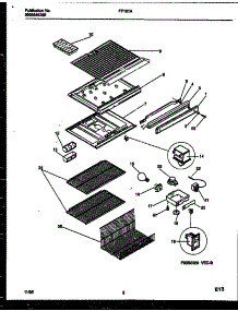 04 - Shelves And Supports parts for Frigidaire Refrigerator FP18TAW0 from AppliancePartsPros.com