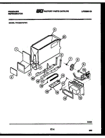 08 - Ice Dispenser parts for Frigidaire Refrigerator FPCE22VWFF1 from AppliancePartsPros.com