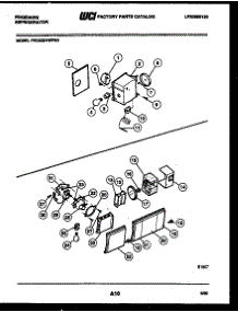 06 - Refrigerator Control Assembly, Damp parts for Frigidaire Refrigerator FPCE22VWFH2 from AppliancePartsPros.com