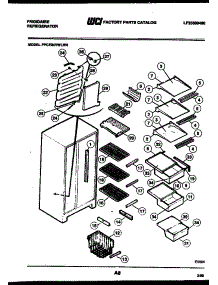 05 - Shelves And Supports parts for Frigidaire Refrigerator FPCE24VWLF0 from AppliancePartsPros.com
