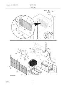 07 - System parts for Frigidaire Refrigerator FCRS201RFB4 from AppliancePartsPros.com