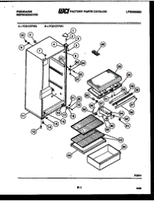 03 - Cabinet Parts parts for Frigidaire Refrigerator FCD12TFW0 from AppliancePartsPros.com