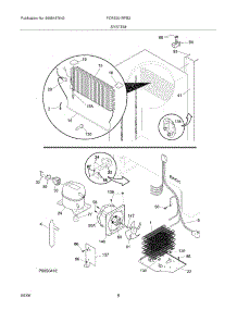07 - System parts for Frigidaire Refrigerator FCRS201RFB2 from AppliancePartsPros.com