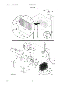 07 - System parts for Frigidaire Refrigerator FCRS201LFB0 from AppliancePartsPros.com
