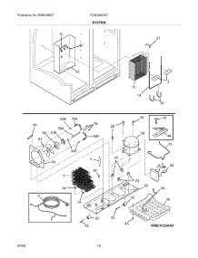 13 - System parts for Frigidaire Refrigerator FLSC238DS7 from AppliancePartsPros.com