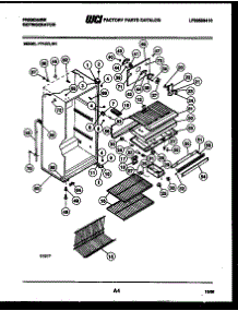 03 - Cabinet Parts parts for Frigidaire Refrigerator FP18TLA1 from AppliancePartsPros.com