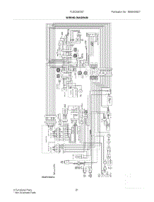 21 - Wiring Diagram parts for Frigidaire Refrigerator FLSC238DS7 from AppliancePartsPros.com