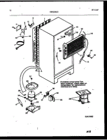 07 - System And Automatic Defrost Parts parts for Frigidaire Refrigerator FP18TFW4 from AppliancePartsPros.com