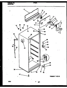 03 - Cabinet Parts parts for Frigidaire Refrigerator FP18TLL8 from AppliancePartsPros.com