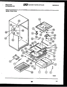 04 - Shelves And Supports parts for Frigidaire Refrigerator FPCE21TFL3 from AppliancePartsPros.com