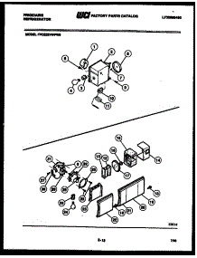 06 - Refrigerator Control Assembly, Damp parts for Frigidaire Refrigerator FPCE22VWFA0 from AppliancePartsPros.com