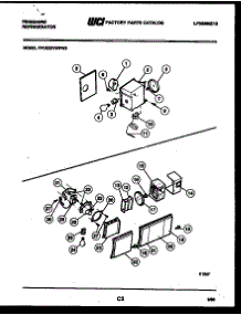 06 - Refrigerator Control Assembly, Damp parts for Frigidaire Refrigerator FPCE22VWFH3 from AppliancePartsPros.com