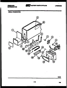 08 - Ice Dispenser parts for Frigidaire Refrigerator FPCE22VWFA0 from AppliancePartsPros.com