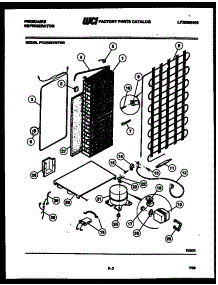 10 - System And Automatic Defrost Parts parts for Frigidaire Refrigerator FPCE22VWFA0 from AppliancePartsPros.com