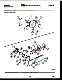 06 - Refrigerator Control Assembly, Damp parts for Frigidaire Refrigerator FPCE22VWFW1 from AppliancePartsPros.com