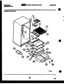 05 - Shelves And Supports parts for Frigidaire Refrigerator FPEA19TFW0 from AppliancePartsPros.com