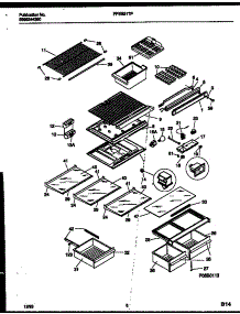 05 - Shelves And Supports parts for Frigidaire Refrigerator FPES21TPL1 from AppliancePartsPros.com