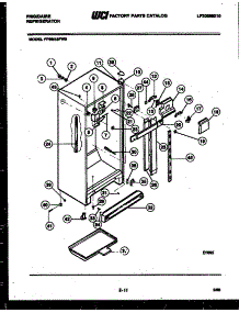 03 - Cabinet Parts parts for Frigidaire Refrigerator FPEM18FA0 from AppliancePartsPros.com