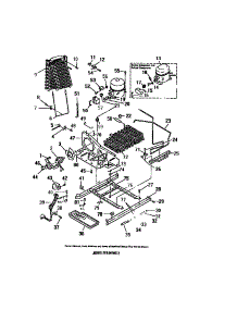 11 - Compressor, Condenser, Evaporator parts for Frigidaire Refrigerator FPE26VWCH1 from AppliancePartsPros.com