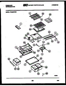 04 - Shelves And Supports parts for Frigidaire Refrigerator FPES21TNA0 from AppliancePartsPros.com